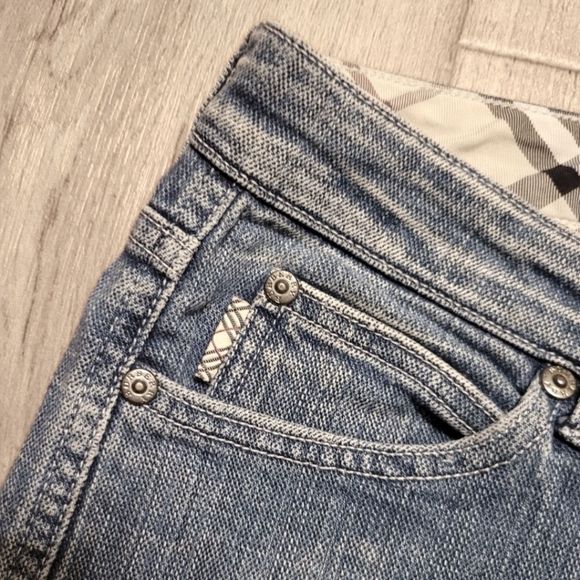 Burberry London Bootcut Medium Wash Denim Jeans Size 6 - Picture 6 of 9
